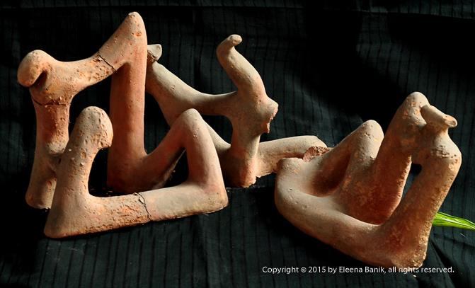 The Broken Family, Terracota Sculpture